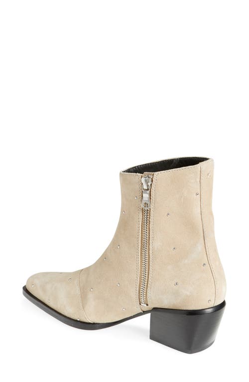 Rag & Bone Joni Studded Suede Ankle Boots In Lightsands