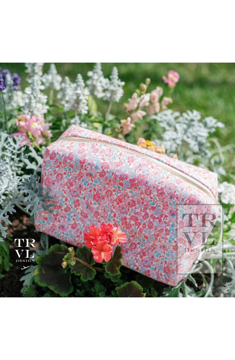TRVL Design Marseille Cosmetic Bag, Alternate, color, Pink