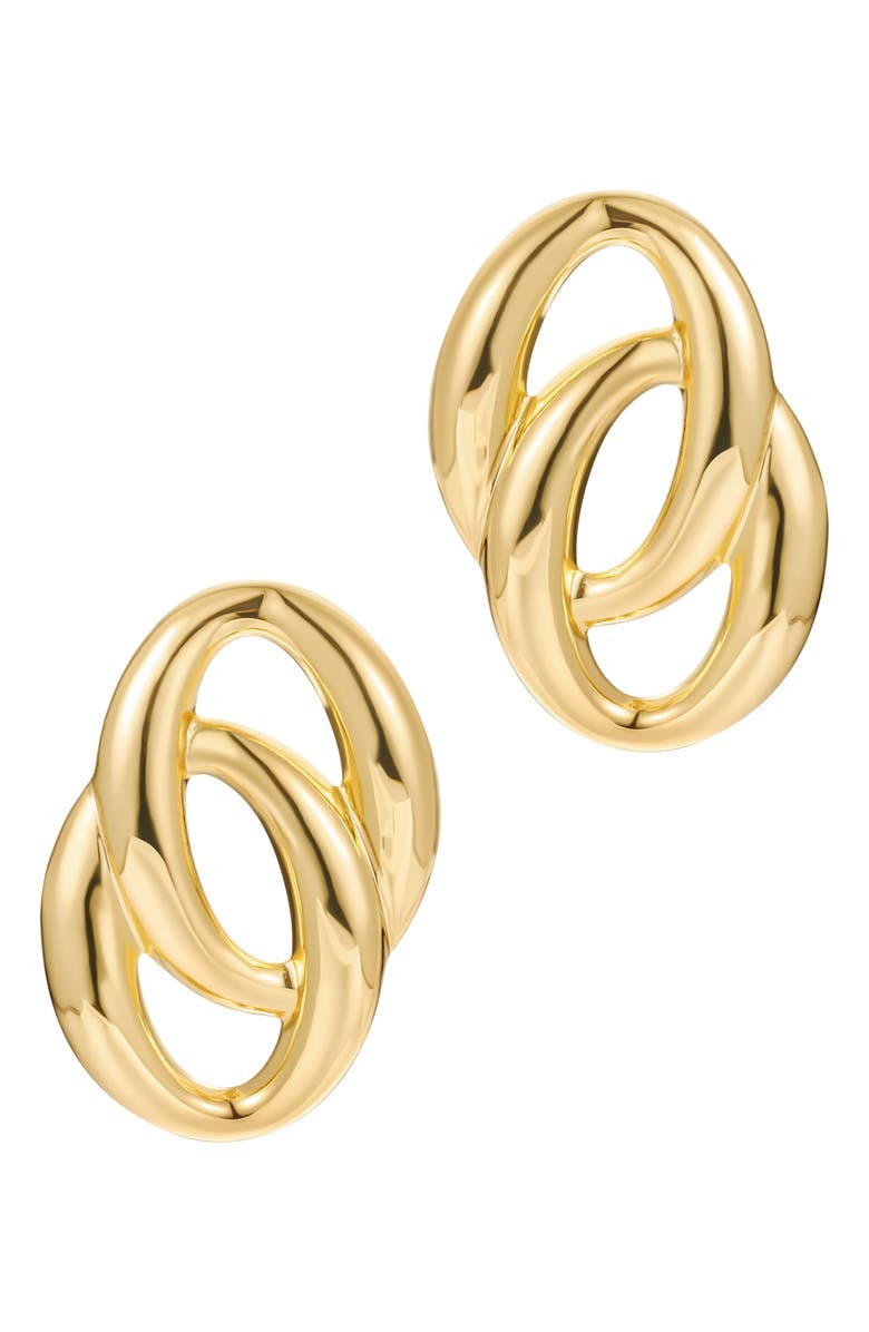 st. Moran Mia Link Drop Earrings, Main, color, Gold