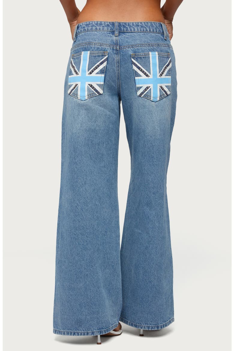 UK Cutie Low Rise Wide Leg Jeans, Alternate, color, LIGHT-BLUE-WASHED