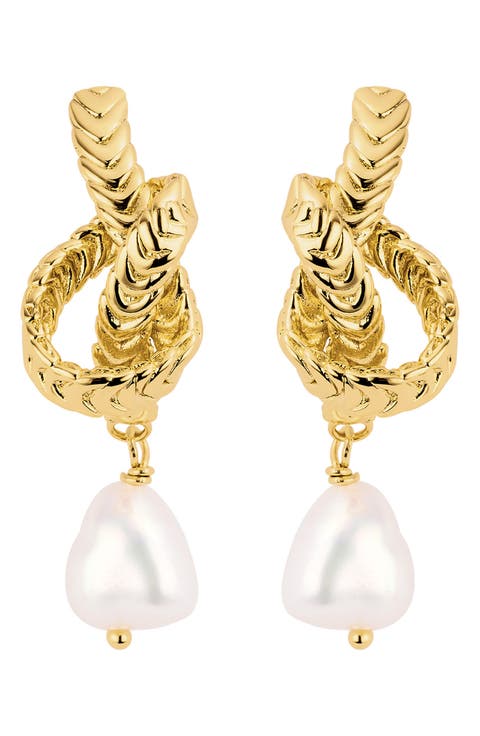 Freshwater Pearl Drop Earrings