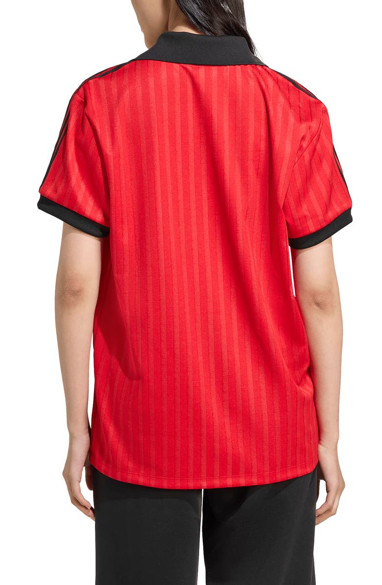 adidas Logo Graphic Soccer Jersey, Alternate, color, Better Scarlet