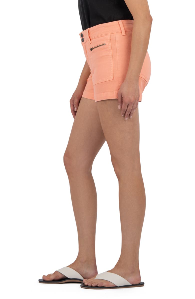 KUT from the Kloth Jane Zip Pocket Denim Shorts, Alternate, color, 