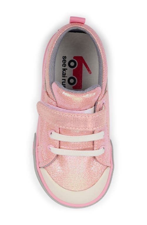See Kai Run Kristin Sneaker In Pink Metallic