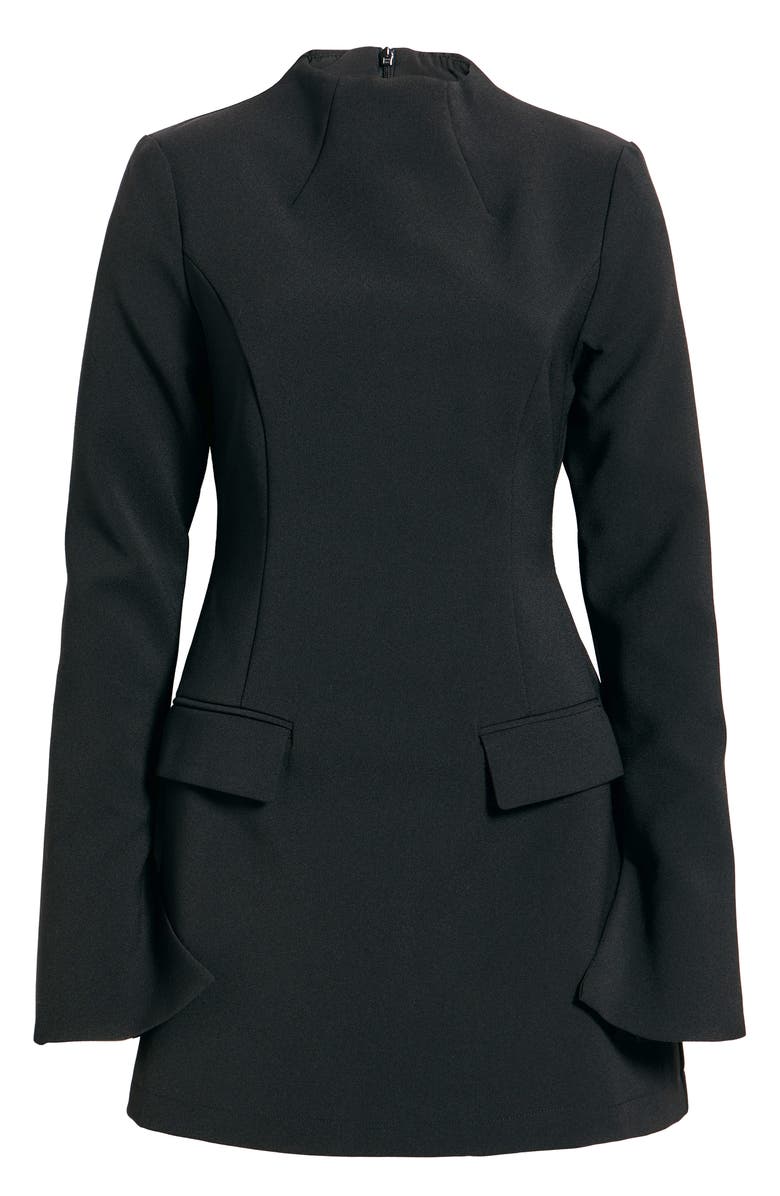 Odd Muse The Ultimate Muse Split Sleeve Minidress with Pockets, Alternate, color, Black