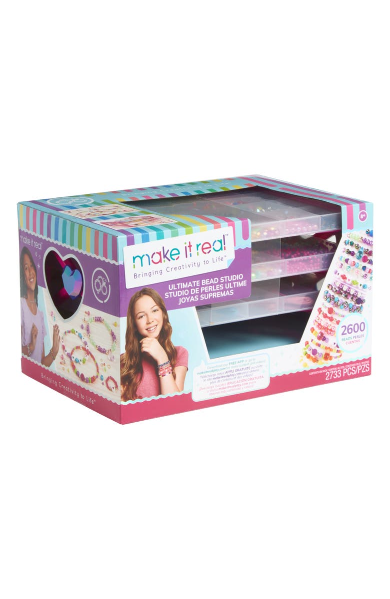 Make It Real Ultimate Bead Studio Jewelry Making Kit, Alternate, color,