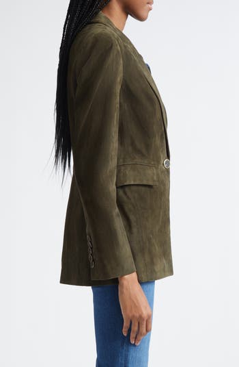 Veronica Beard Duane Suede Dickey Jacket Nordstrom - Main Image