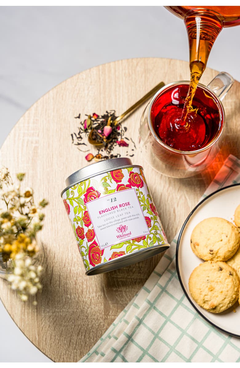 Whittard of Chelsea English Rose Loose Leaf Tea Caddy, Alternate, color, Rose Tea