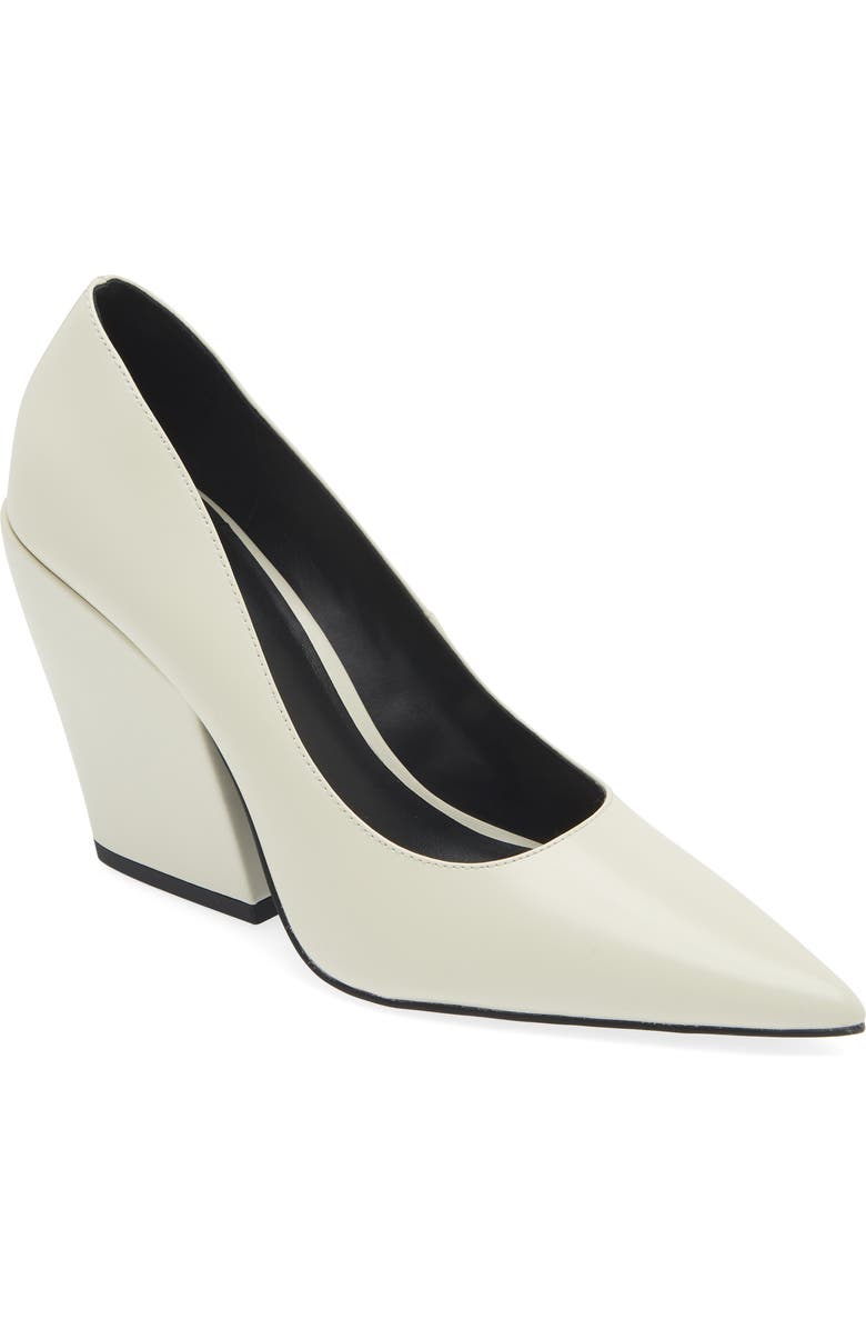Rebecca Minkoff West Pointed Toe Pump, Main, color, White