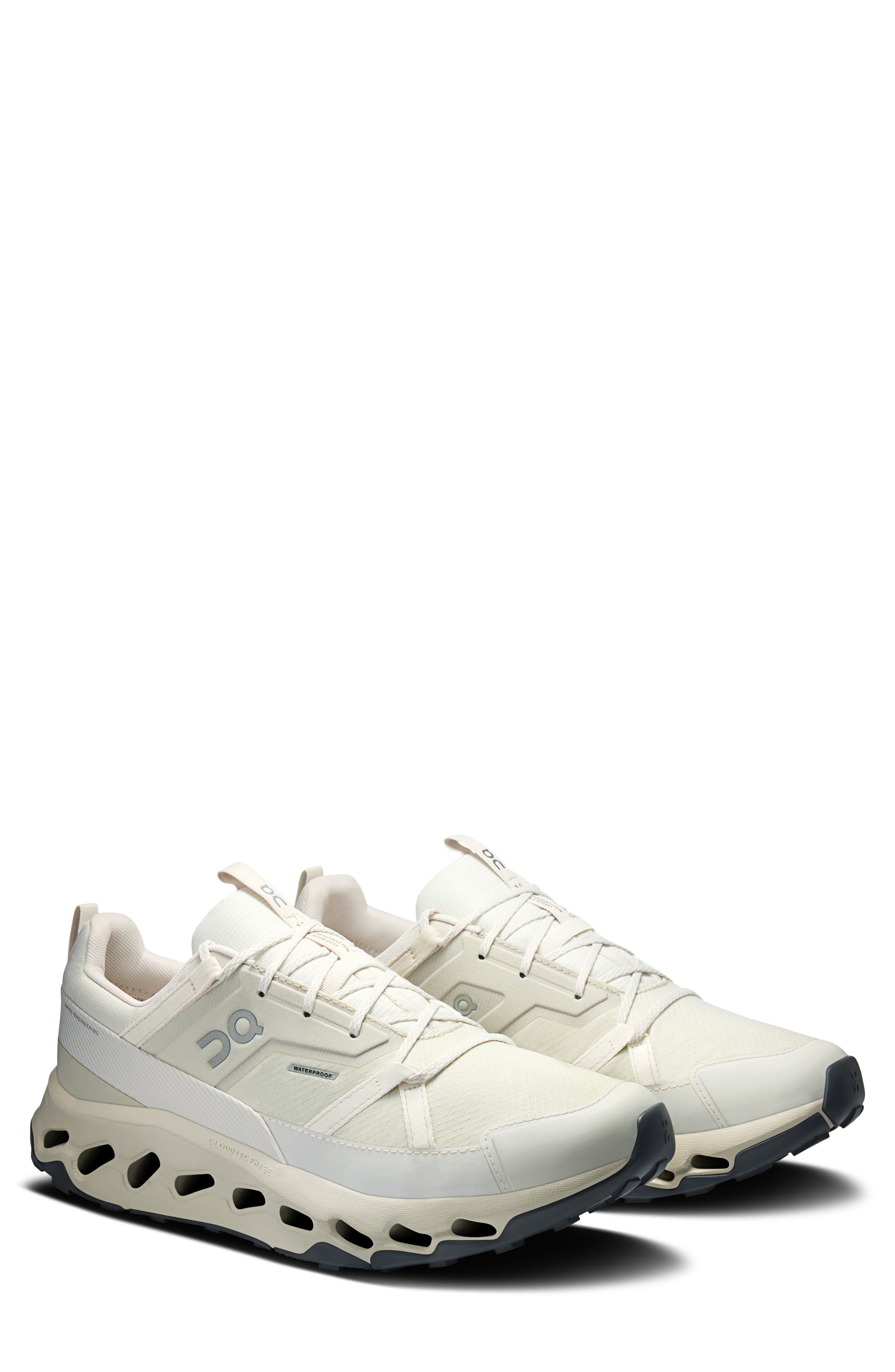 On Cloudhorizon Waterproof Hiking Shoe, Main, color, Ghost/ Ivory