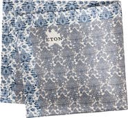 Eton Floral Silk Twill Pocket Square