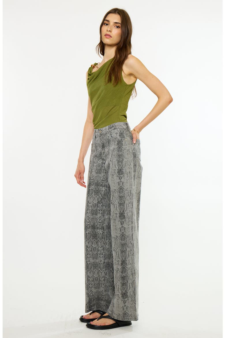 Jude Mid Rise Wide Jeans, Alternate, color, Grey