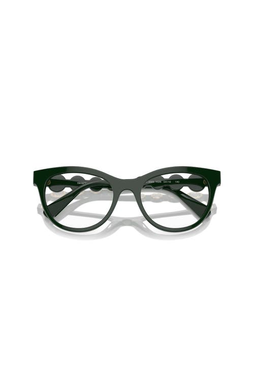 Swarovski 52mm Round Optical Glasses In Green