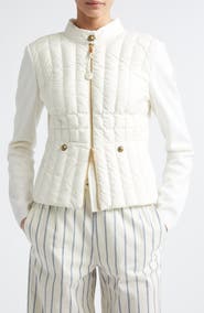 Moncler Mixed Media Down Jacket