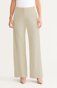 Misook Naomi Wide Leg LuxeStretch Ponte Pant