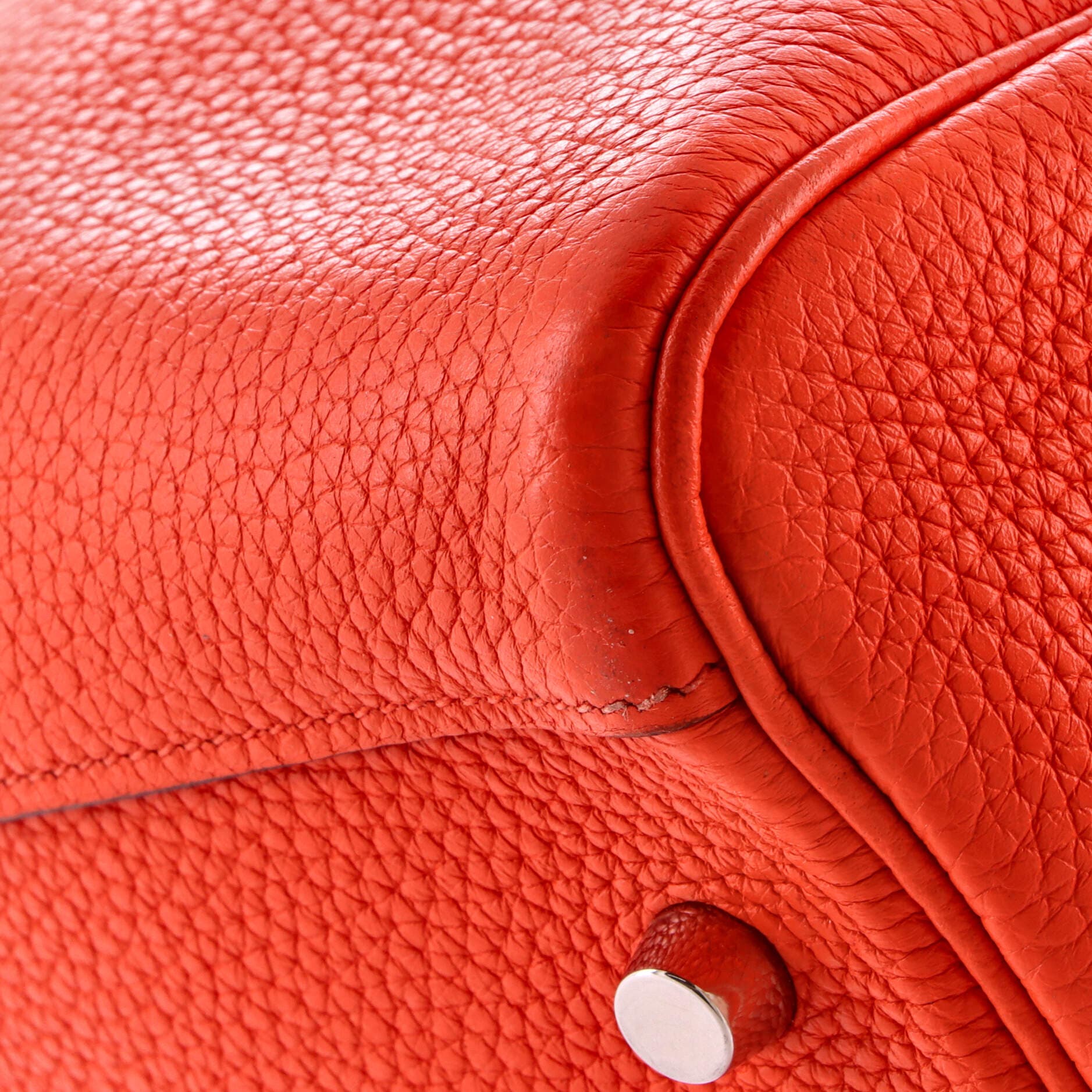 Pre-Owned Hermes Lindy Bag Clemence 30, Alternate, color, Orange Poppy