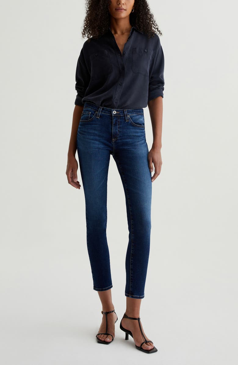 AG Prima Low Rise Ankle Cigarette Jeans, Alternate, color, Catalogue