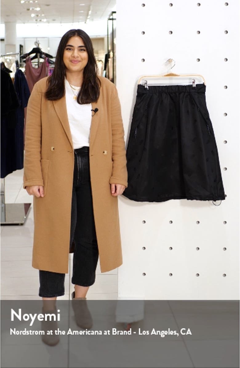 Black Series Logo Jacquard Skirt, sales video thumbnail