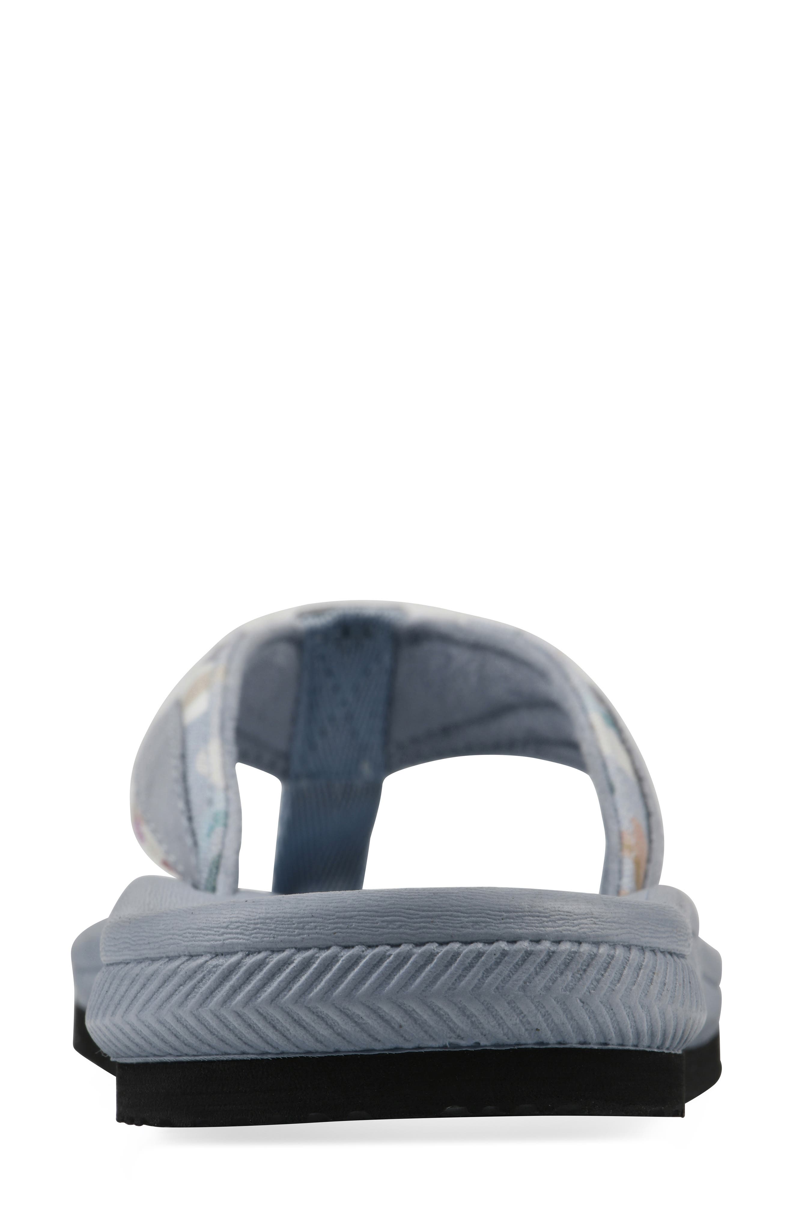 Bays Flip Flop Sandal, Alternate, color, LIGHT BLUE FLORAL PRINT