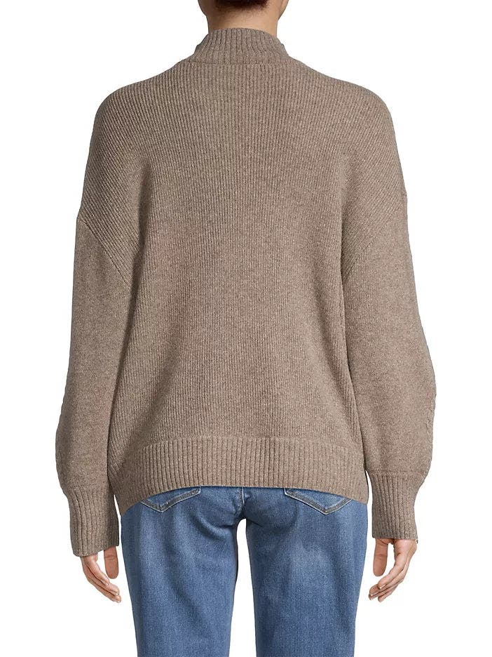 Crystal Mock Neck Sweater - image 2