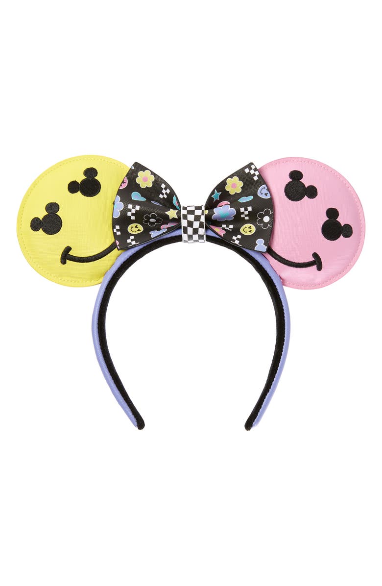 Loungefly x Disney Kids' Mickey Y2K Ears Headband, Main, color, 