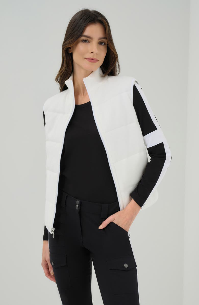 Anatomie Terry Reversible Puffer Vest, Alternate, color, 