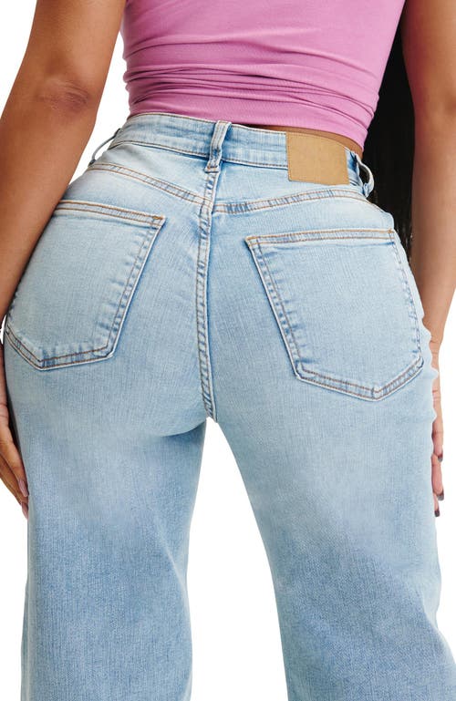Cotton On Curvy Stretch Wide Jean In Blue
