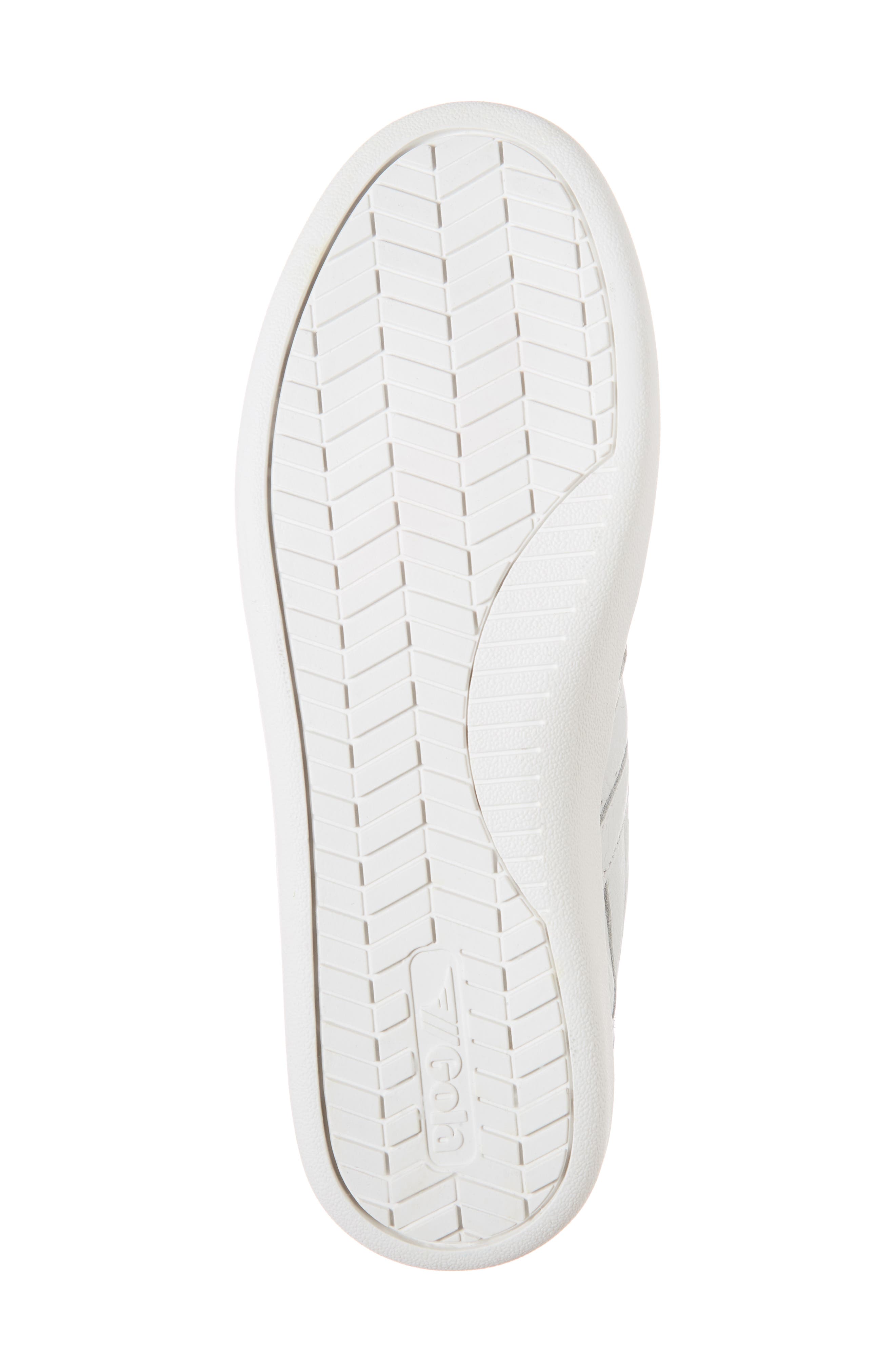 Inca Leather Sneaker, Alternate, color, WHITE/ WHITE/ GREEN