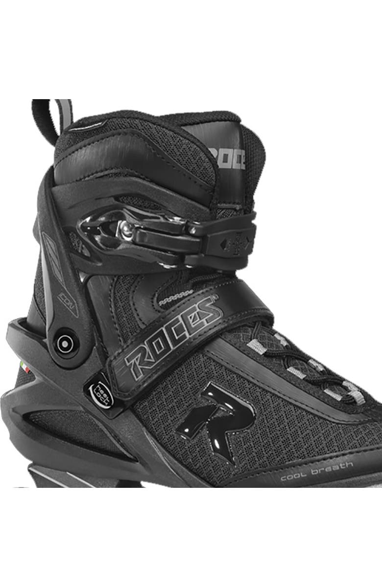 Roces Icon Mens Inline Skates, Alternate, color, Black/Charcoal