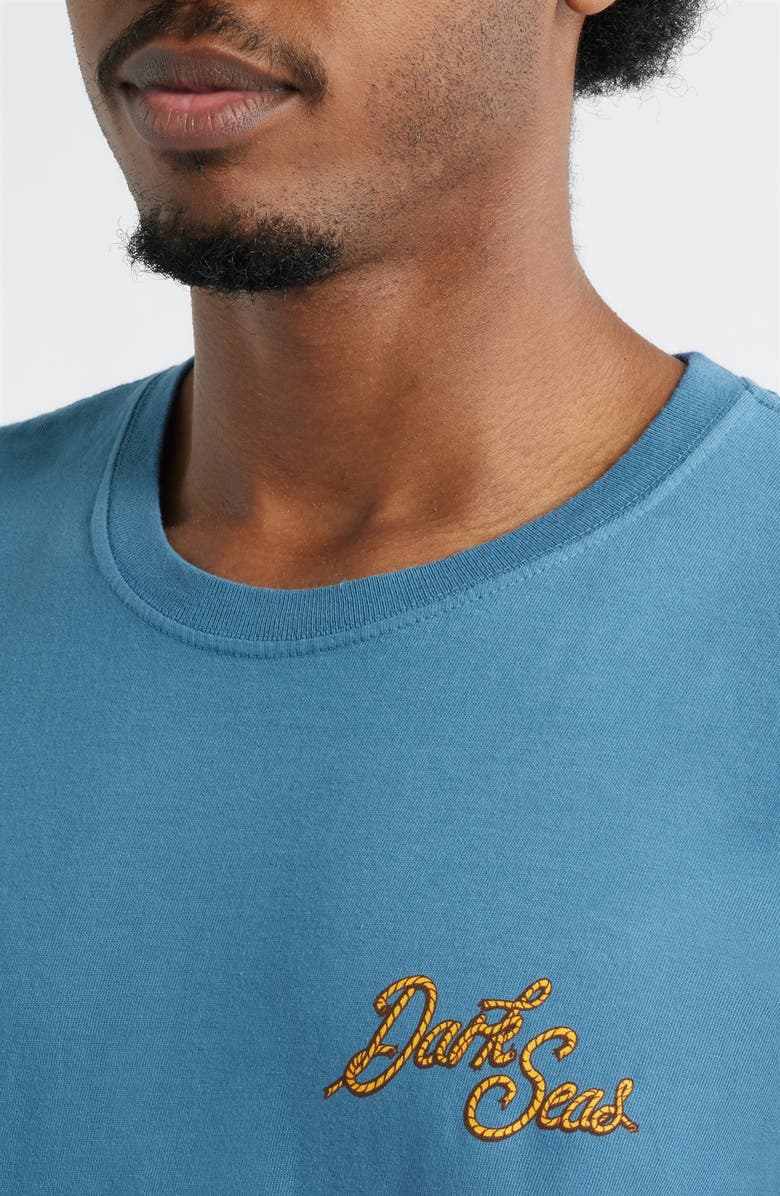 DARK SEAS Ride Hard Graphic T-Shirt, Alternate, color, Blue Fin