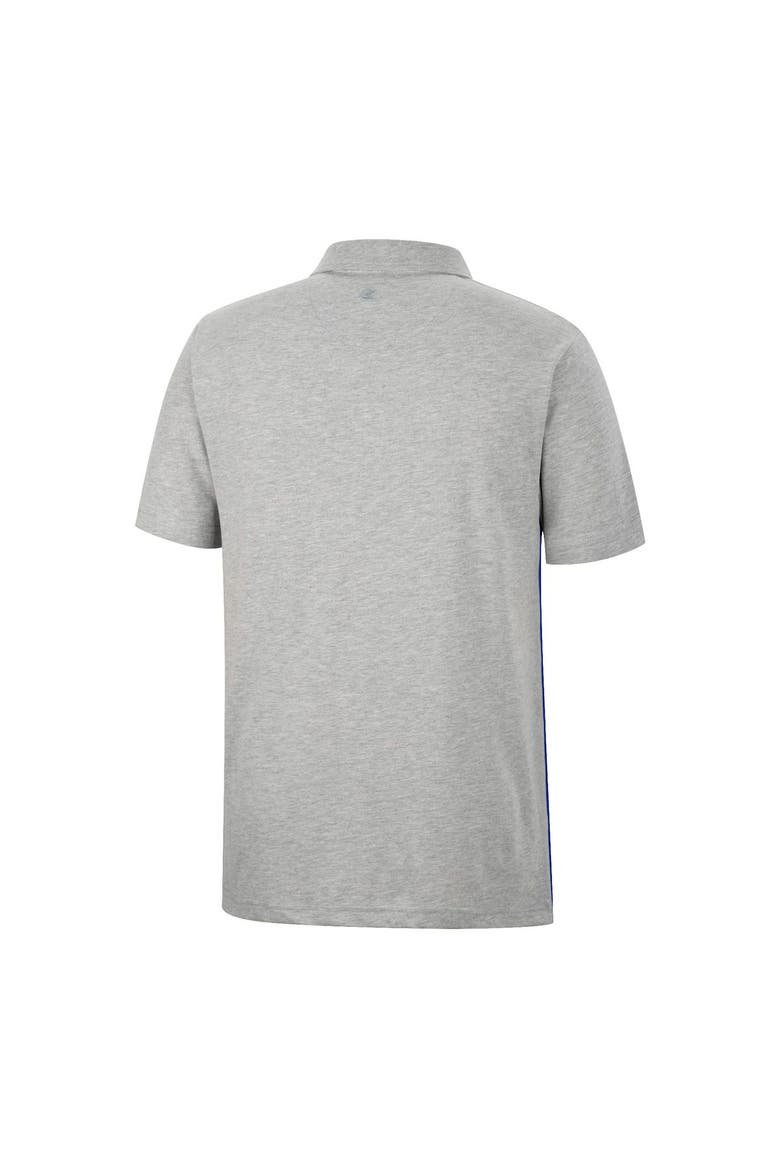 Men's Colosseum Navy/Heather Gray Arizona Wildcats Caddie Lightweight Polo, Alternate, color, Navy