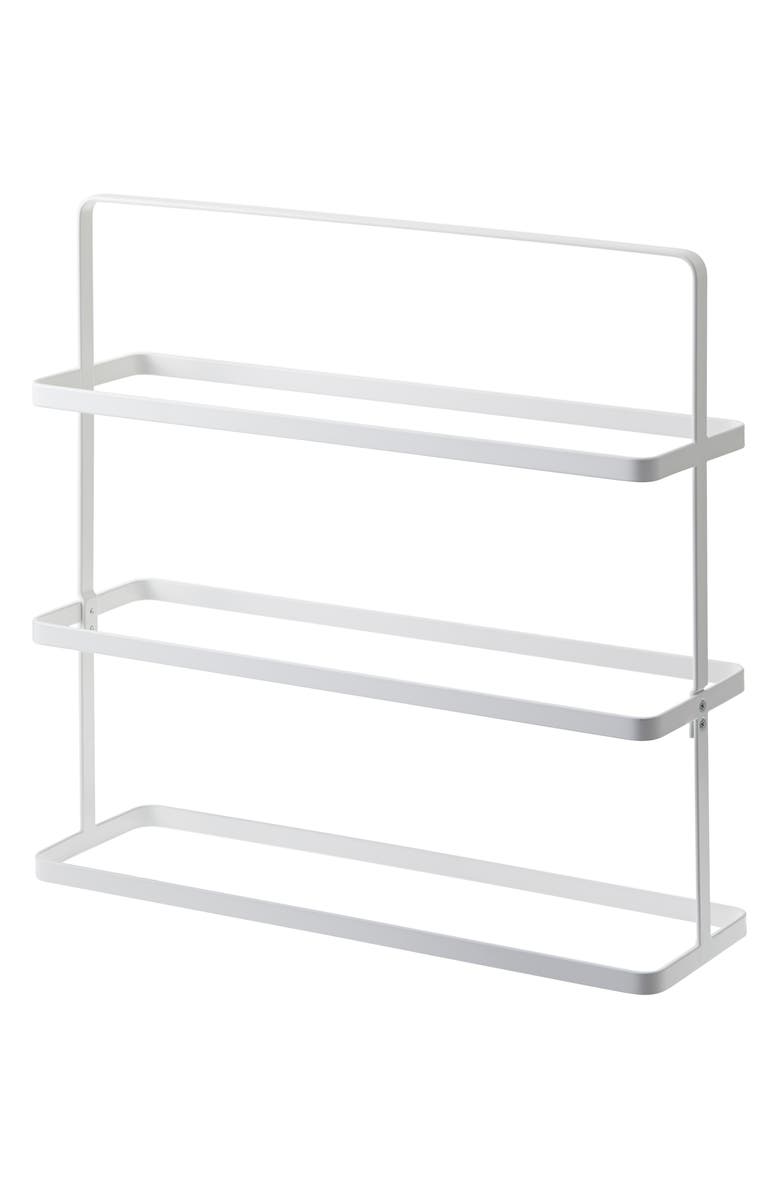 Yamazaki Steel Tower Shoe Rack, Main, color, White
