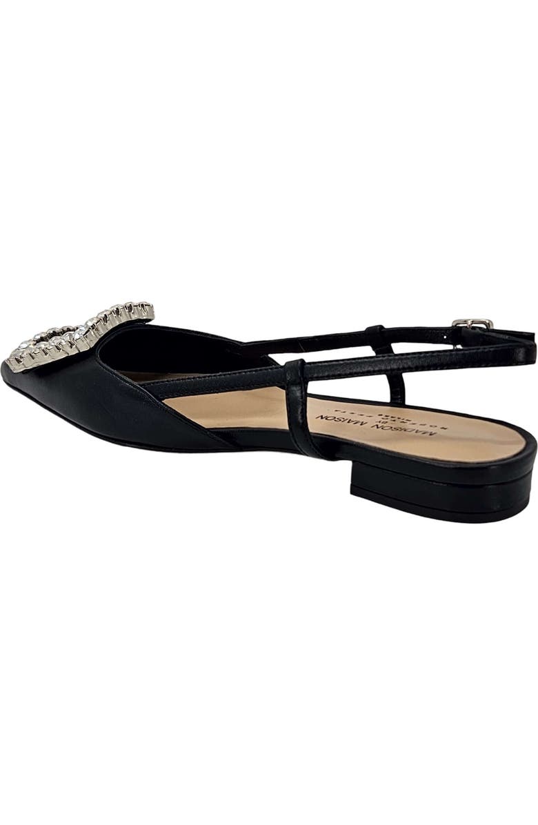 Madison Maison Sling Back Flat, Alternate, color, Black