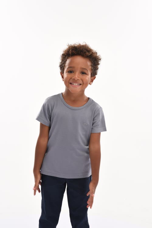 Moustache Logo-print T-shirt In Grey