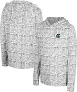 COLOSSEUM Youth Colosseum Black Michigan State Spartans All-Over Print Hoodie