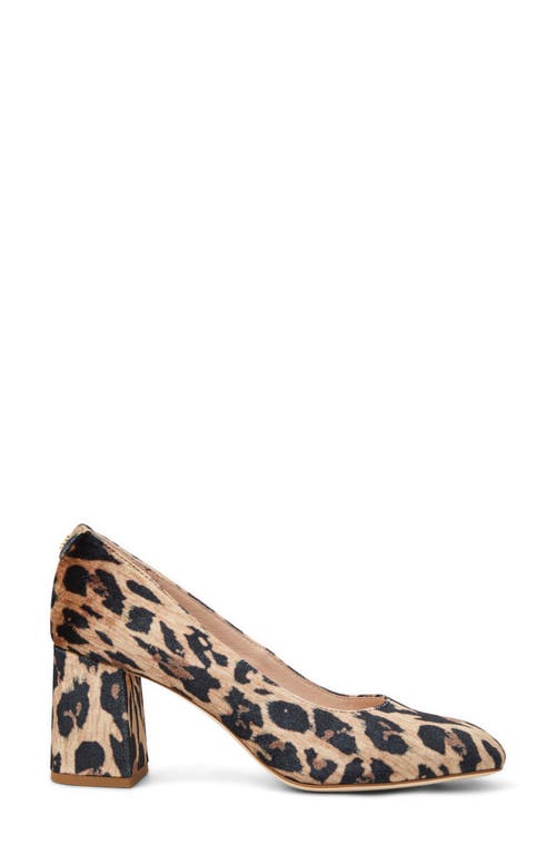 Jack Rogers Lenora Block Heel Pump In Animal Print