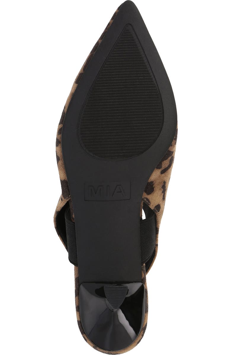 MIA Nicolette Slingback Pump, Alternate, color, Leopard Print