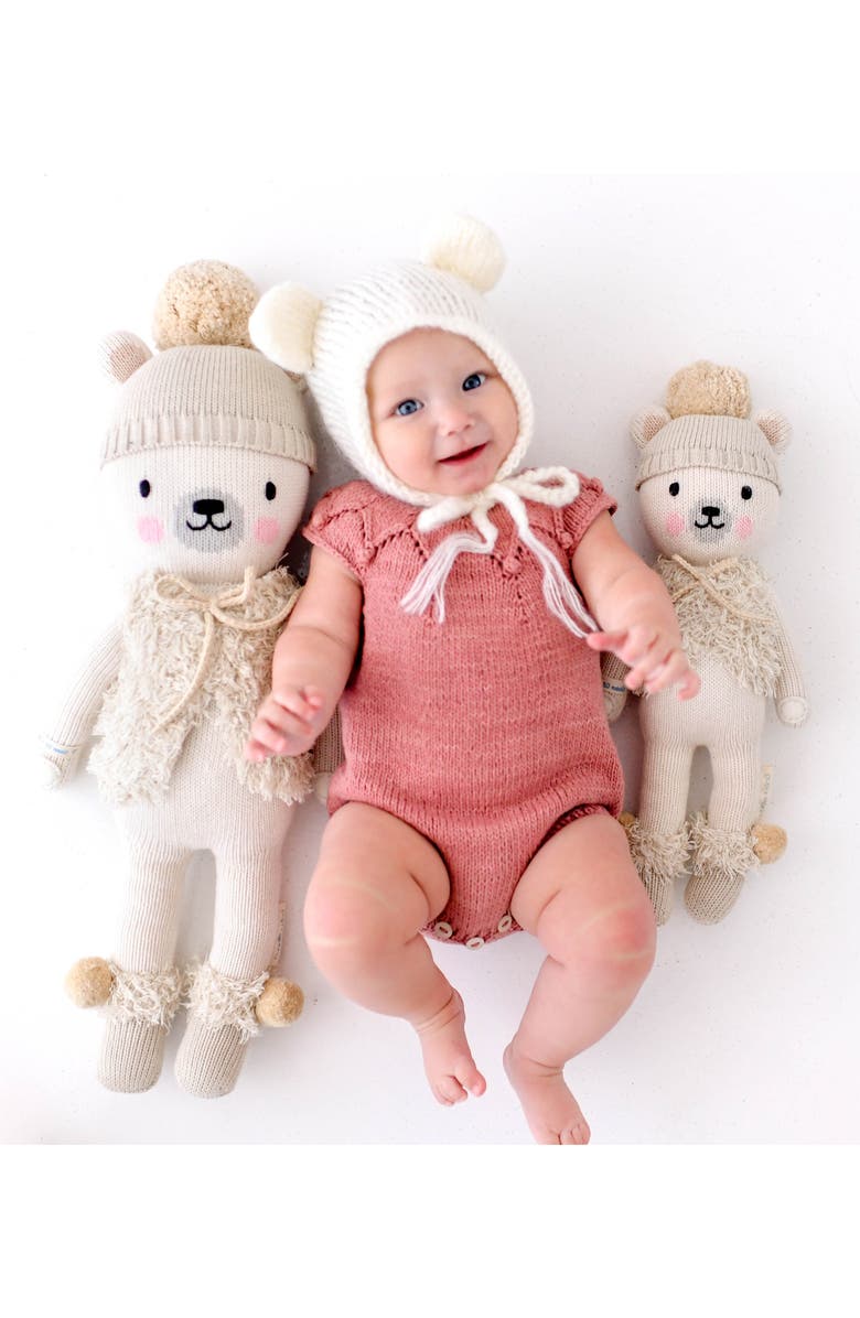 cuddle+kind cuddle + kind Stella The Polar Bear Stuffed Animal, Alternate, color, White