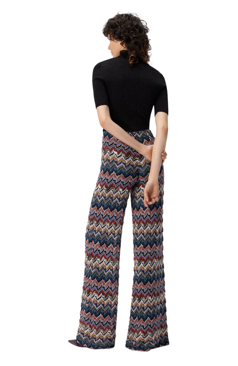 Missoni Palazzo Pants In Embroidered Lace, Alternate, color, Multicoloured