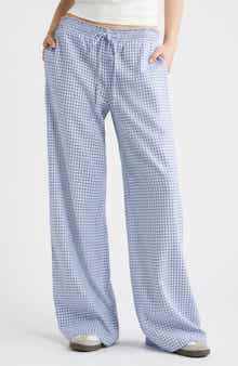 Linen Blend Beach Pants