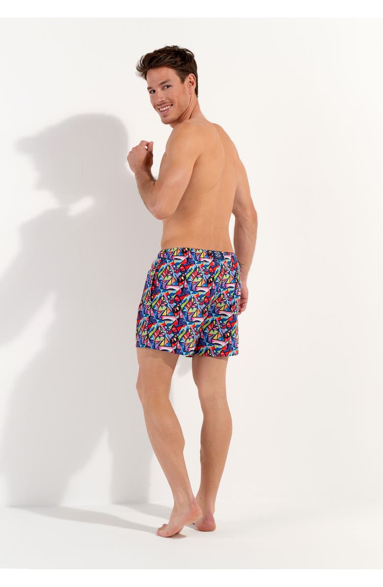 HOM Idylle Beach Boxer, Alternate, color, Multico Print
