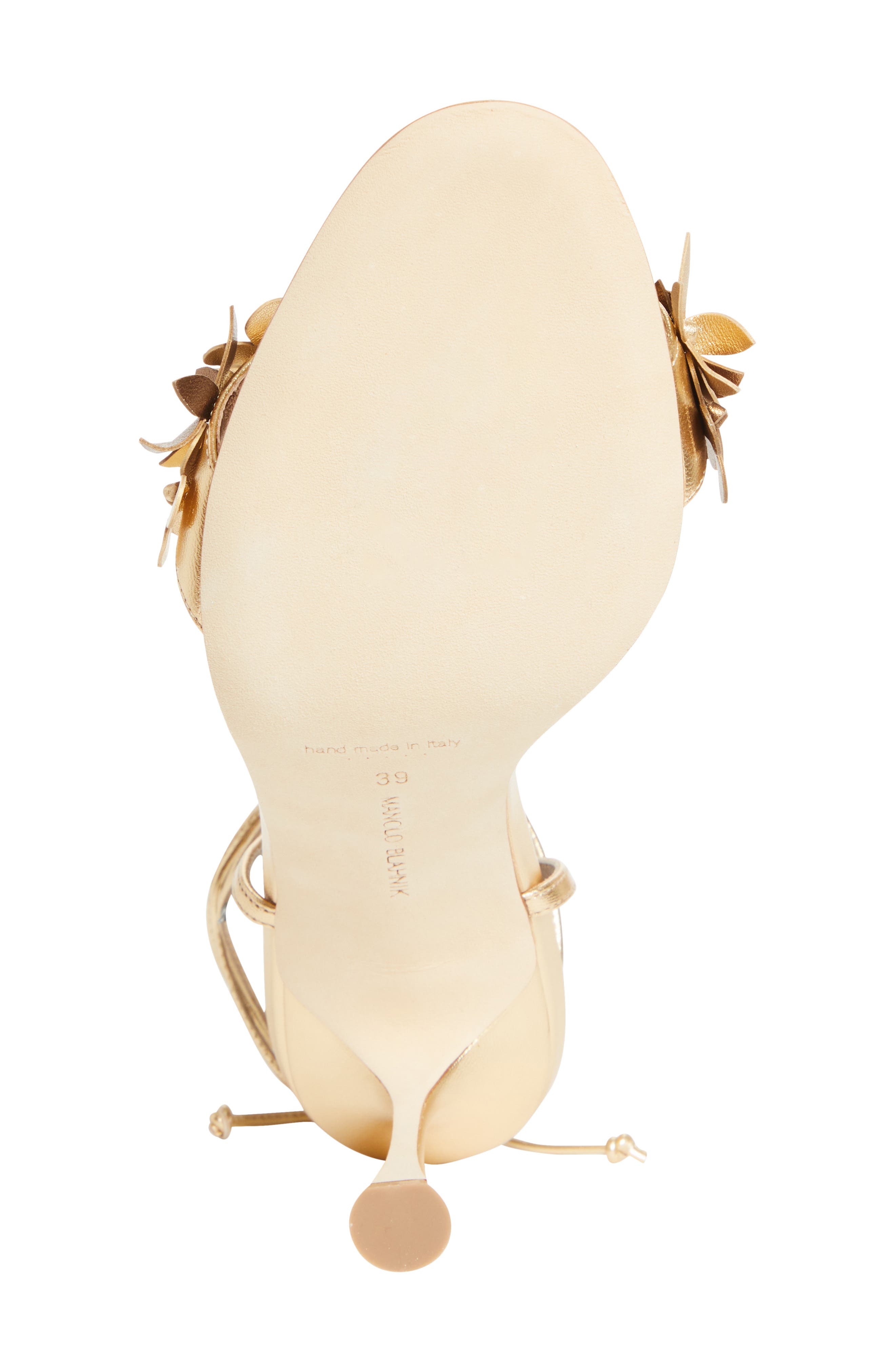 Manolo Blahnik Anista Floral Sandal, Alternate, color, 