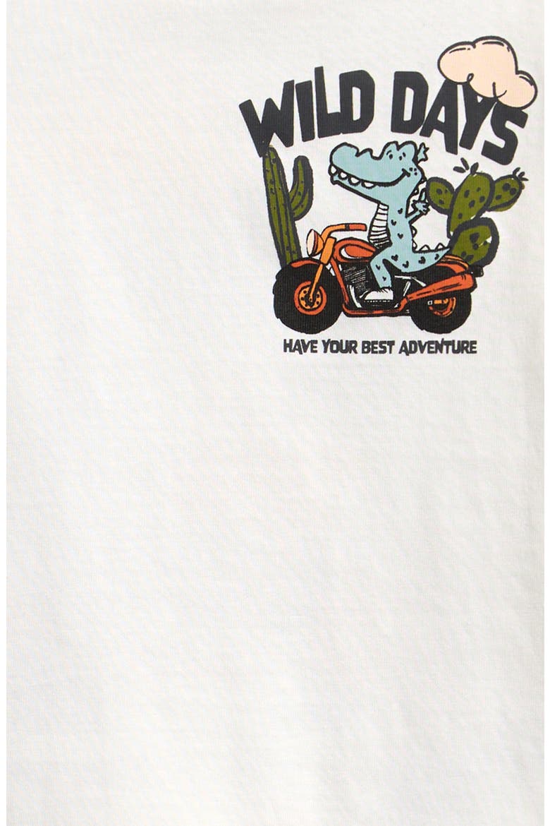 Kids' Wild Days Graphic T-Shirt, Alternate, color, WHITE