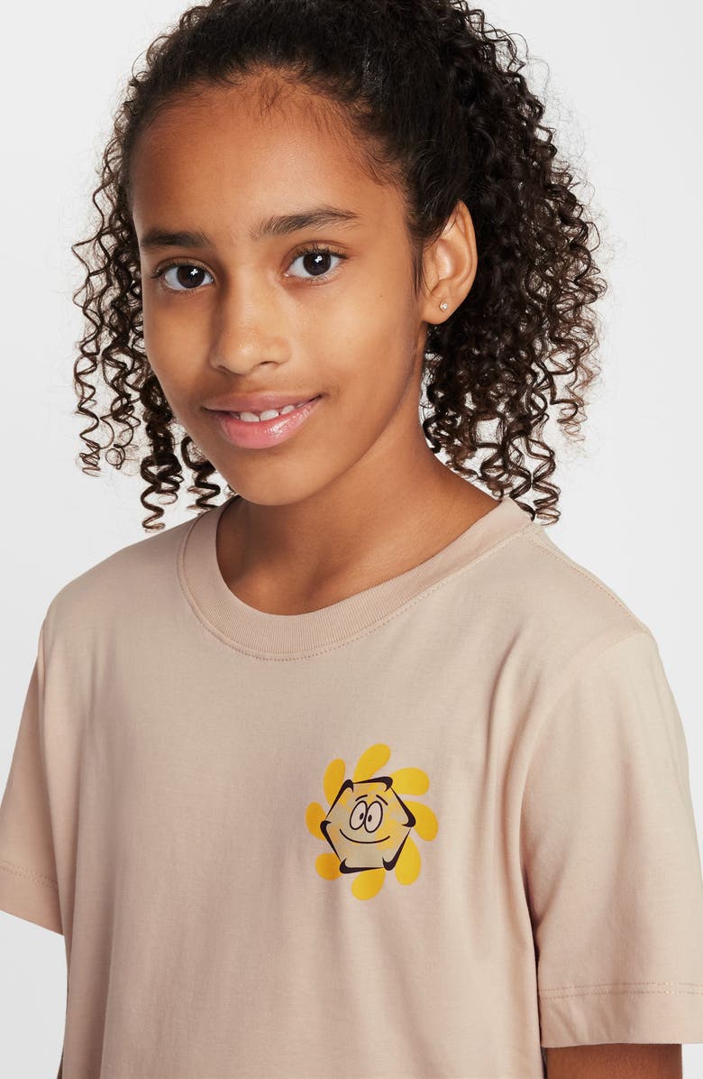 Nike Kids' Follow your Sole Graphic T-Shirt, Alternate, color, Sanddrift