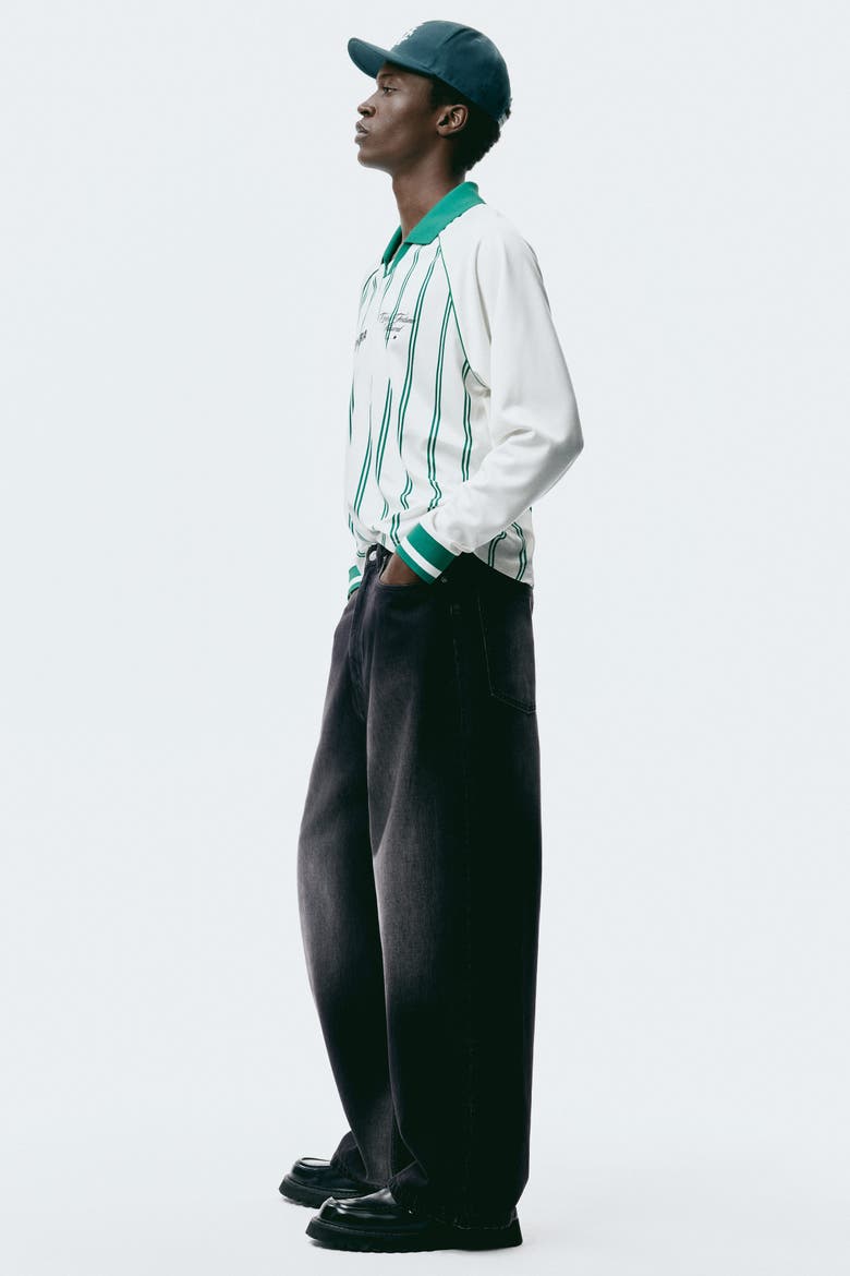 Collins Super Baggy Jeans, Alternate, color, Dark denim gray