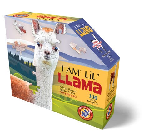 Puzzles Jr. I Am Lil’ Llam 100 Pieces Animal Shaped Jigsaw Puzzle