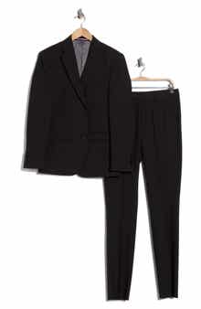 SOUL OF LONDON Solid Notch Lapel Suit