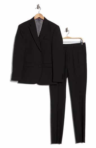 SOUL OF LONDON Solid Notch Lapel Suit