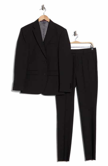 SOUL OF LONDON Solid Notch Lapel Suit