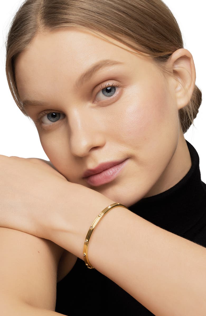 David Yurman Modern Renaissance Bracelet in 18K Yellow Gold with Diamonds, Alternate, color, 18K Yellow Gold